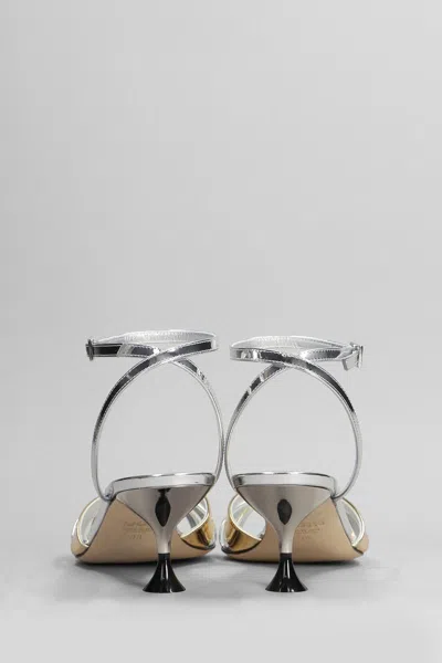 Shop 3juin Kyara 055 Sandals In Silver