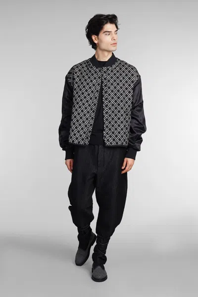 4sdesigns Casual Jacket In Black Viscose In Black