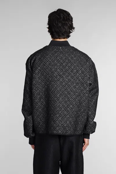 4sdesigns Casual Jacket In Black Viscose In Black