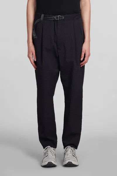 And Wander Pants In Black Polyester In Blue