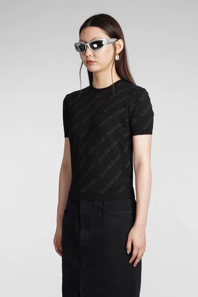 Shop Balenciaga Knitwear In Black