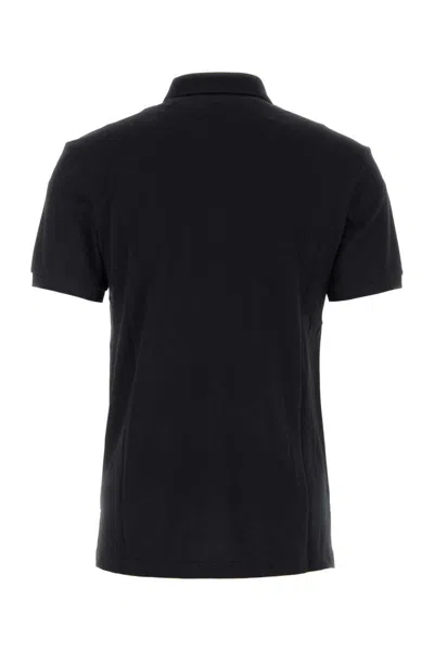 Shop Moschino Polo In Black