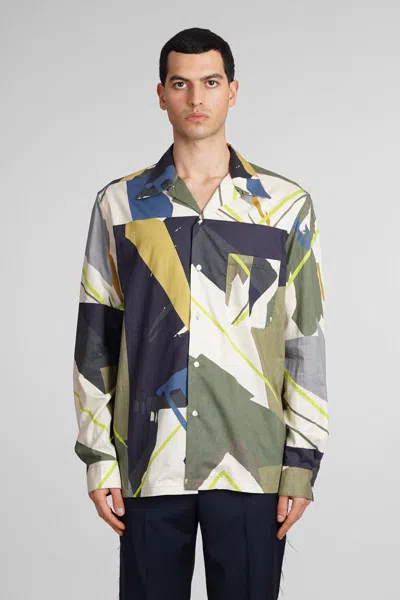 Shop Paura Austin Shirt In Multicolor