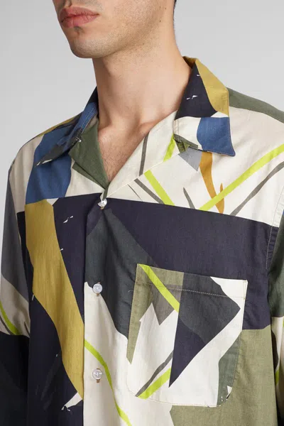 Shop Paura Austin Shirt In Multicolor