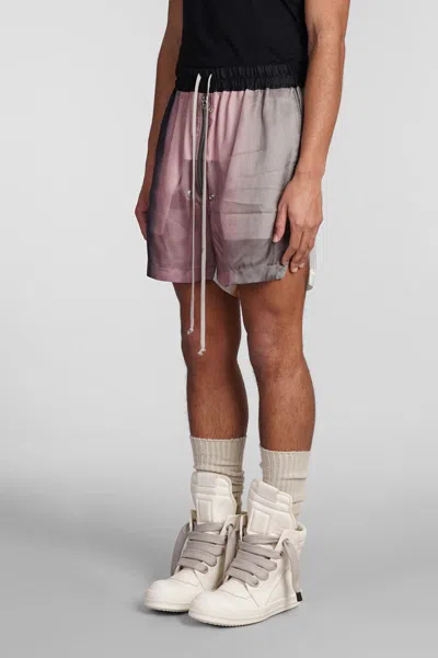 Shop Rick Owens Bela Boxers Shorts In Multicolor