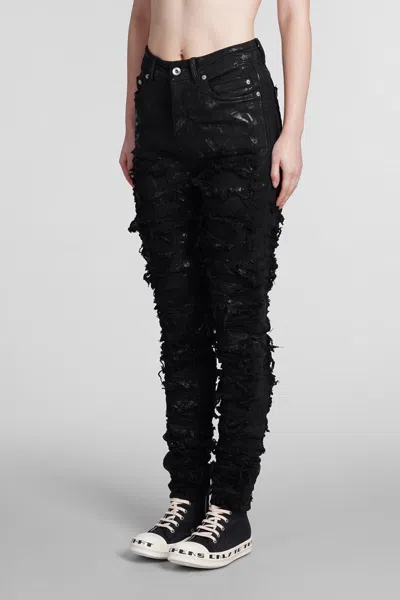 Shop Rick Owens Drkshdw Detroit Cut Jeans In Black