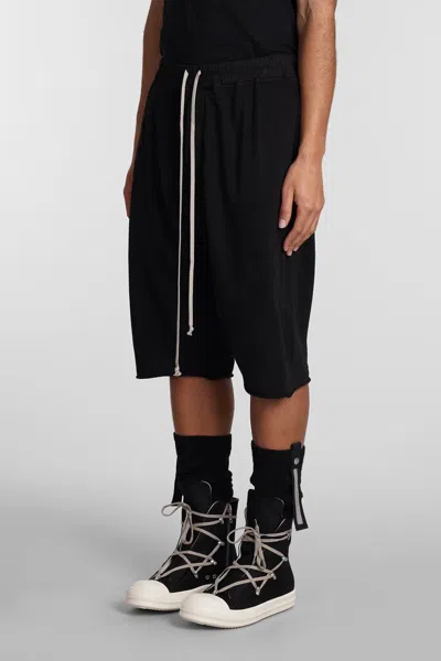 Shop Rick Owens Drkshdw Drawstring Pods Shorts In Black