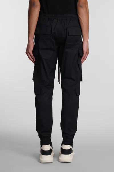 Shop Rick Owens Mastodon Megacargo Pants In Black