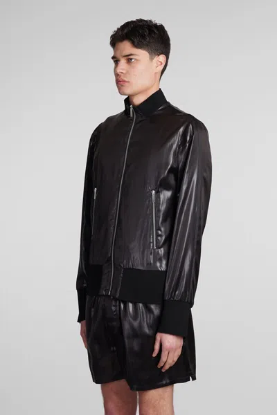 Sapio N13 Casual Jacket In Black Triacetate In Black