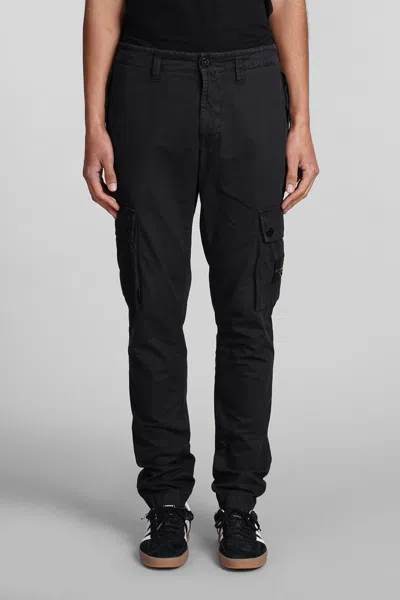 Shop Stone Island Pants In Black