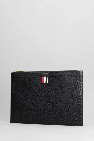 Shop Thom Browne Clutch In Black