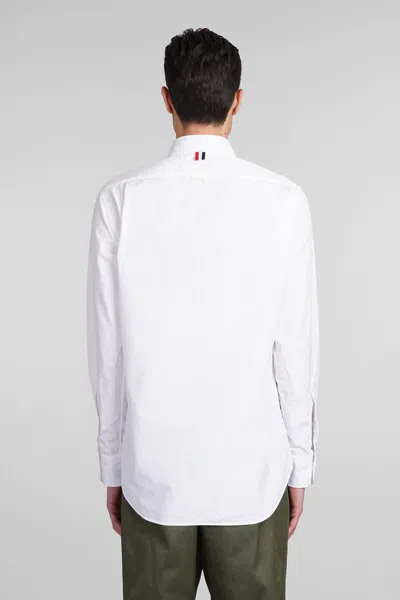 Shop Thom Browne Shirt In White