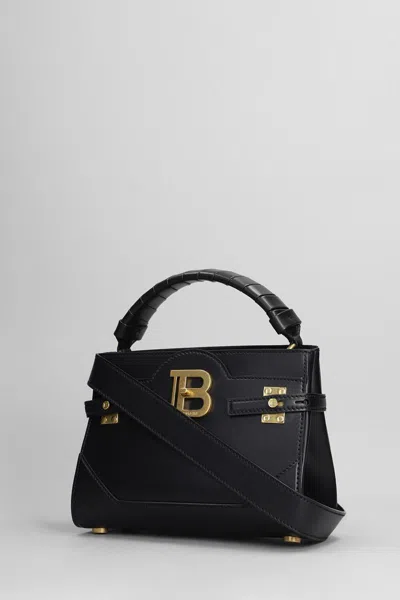 Shop Balmain B Buzz 22 Shoulder Bag In Black