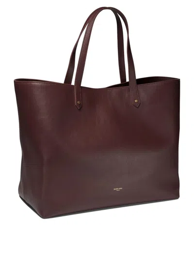 Shop Golden Goose "pasadena" Tote Bag In Bordeaux