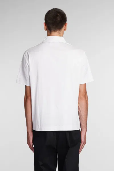 Palm Angels Polo In Grey Cotton In Grey