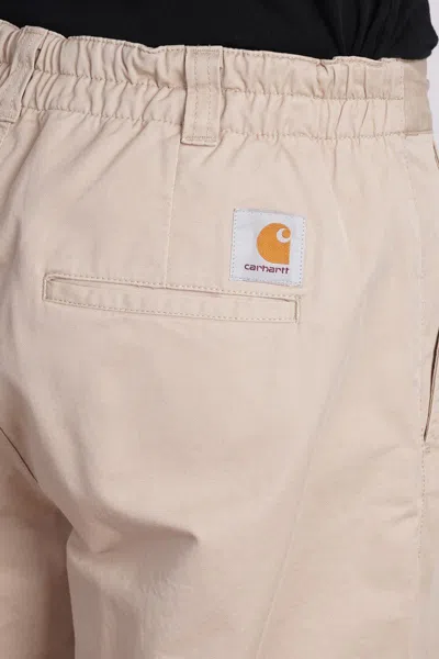 Shop Carhartt Wip Pants In Beige