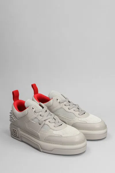 Shop Christian Louboutin Astroloubi Sneakers In Grey