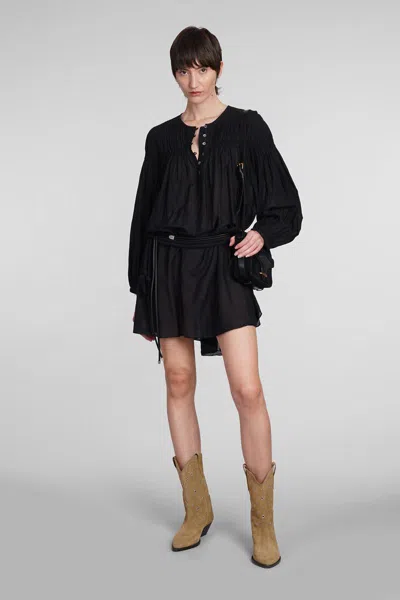 Shop Isabel Marant Étoile Adeliani Dress In Black