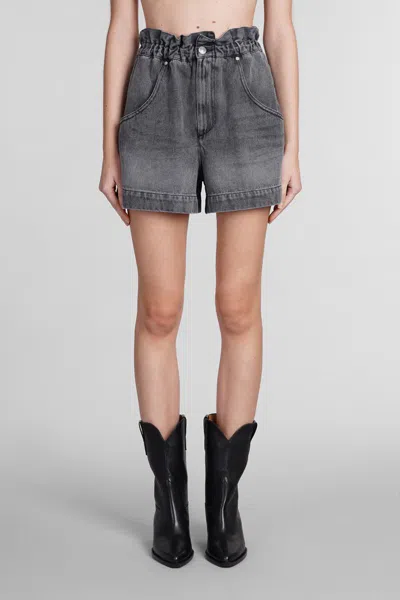 Shop Isabel Marant Titea Shorts In Grey