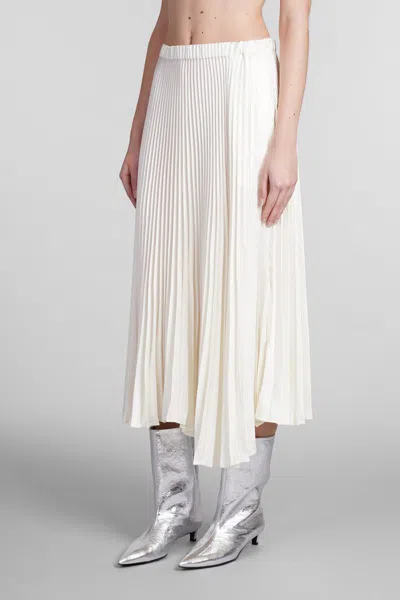 Shop Jil Sander Skirt In White