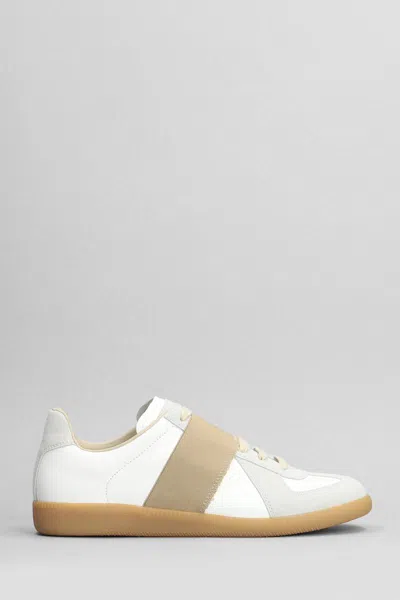 Shop Maison Margiela Replica Sneakers In White