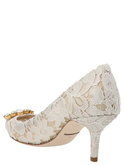 Shop Dolce & Gabbana 'bellucci' Pumps In White