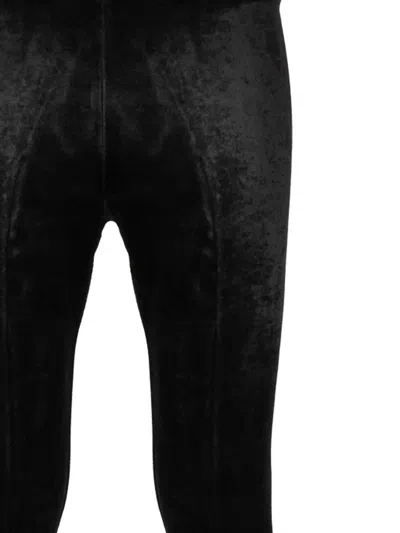 Shop Balenciaga Trousers In Black