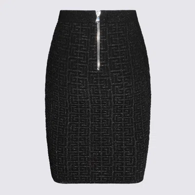 Shop Balmain Skirts Black