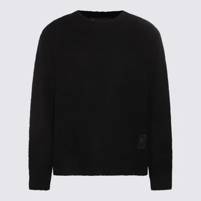 NEIL BARRETT NEIL BARRETT BLACK WOOL AND CASHMERE BLEND THE PERFECT SWEATER 