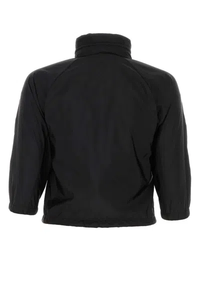 Shop Prada Jackets In Black