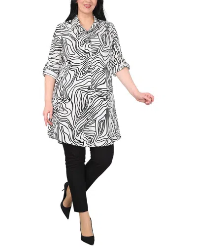 By Alba Plus Tunic In White