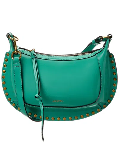 ISABEL MARANT OSKAN MOON LEATHER SHOULDER BAG 