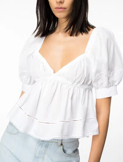 Shop Pinko Top White In Bianco