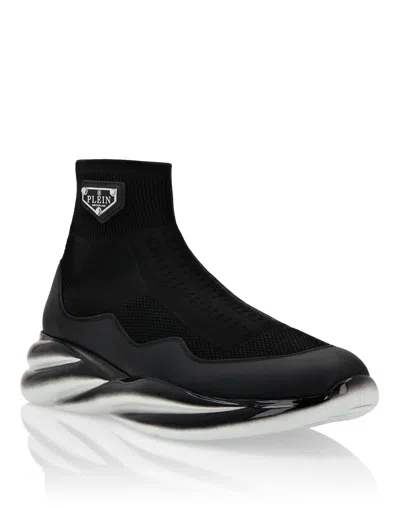 Philipp Plein Runner Socks Skywalker In Black