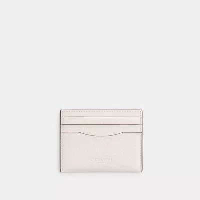 Coach Outlet Slim Id Card Case In White