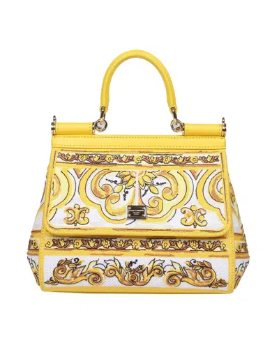 DOLCE & GABBANA DOLCE & GABBANA HANDBAG FROM THE SICILY LINE IN SMALL SIZE 
