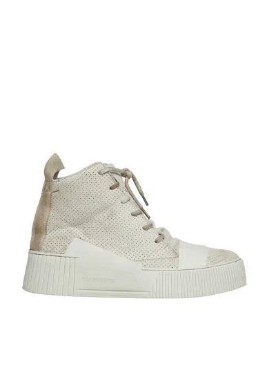 Boris Bidjan Saberi Off-white Bamba 1.1 High Top Sneakers In Grey
