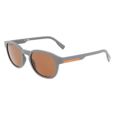 Lacoste Unisex Sunglasses  L968s-305  51 Mm Gbby2 In Gray