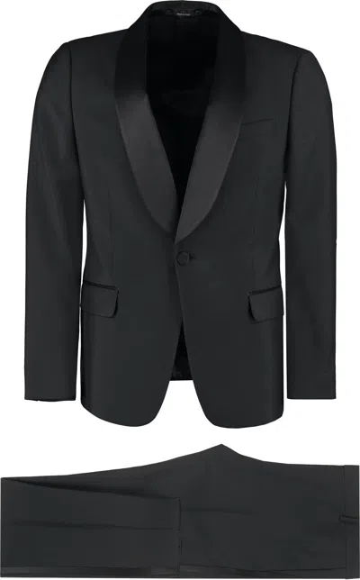 Gucci Wool And Mohair Two Piece Suit In Black