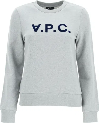 Apc Sweatshirt Logo In Grey