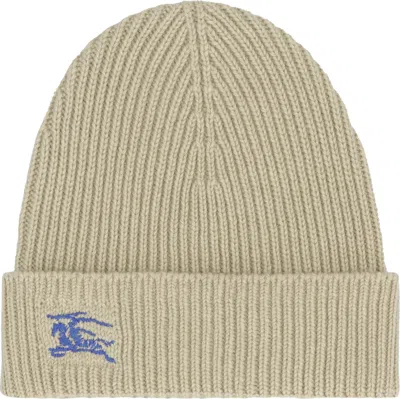 Burberry Knitted Beanie In Green