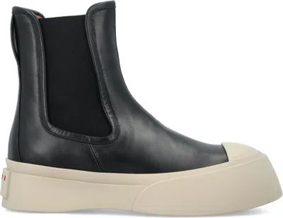 Shop Marni Women's Pablo Chelsea Boots In Nero