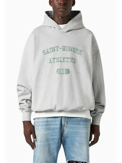 1989 Studio Saint Honore Athletics Distressed Hoodie In Grey