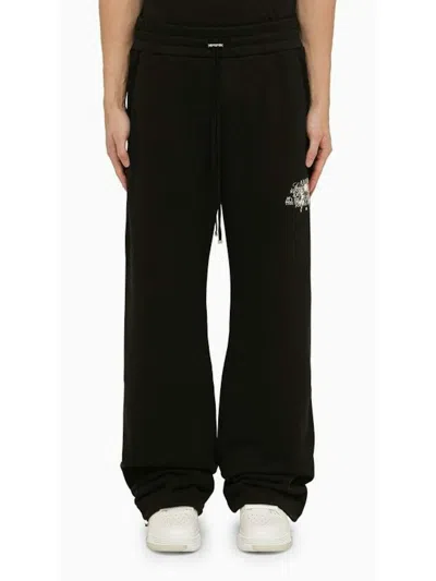 Amiri Logoed Jogging Trousers In Black