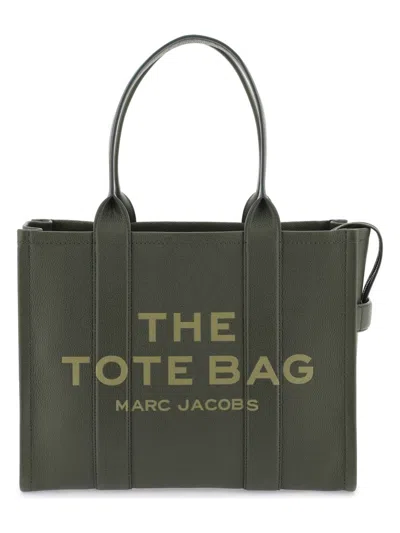 Marc Jacobs The Leather Large Tote Bag In Green