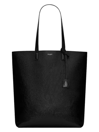 Saint Laurent Men's Bold Shopping Bag In Black