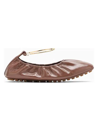 Fendi Shoes In Burgundy