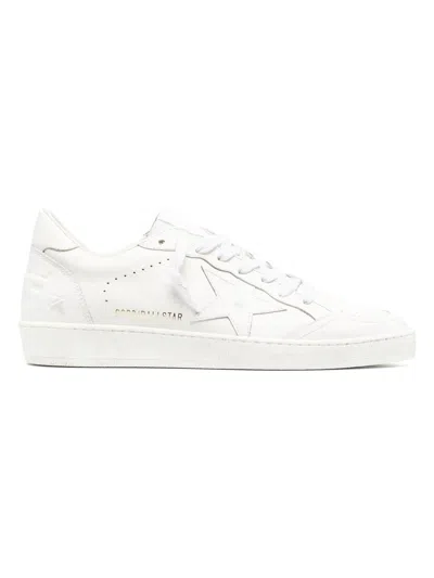 Golden Goose Deluxe Brand Men White Leather Pure New Sneakers In White