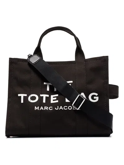 Marc Jacobs The Tote Bag Canvas Medium In Black