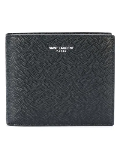 Saint Laurent Men's East/west Wallet In Black
